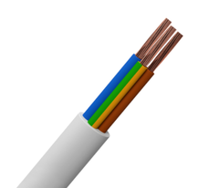 ПВС 3х2,5 провод медный белый ПАРТНЕР-ЭЛЕКТРО (кратно 100м) УТ-00000115