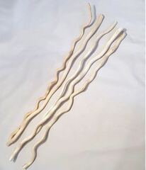 Ствол корелиус, ветка декоративная натуральная для топиария и композиций, белая, 50 см, набор 5 шт.