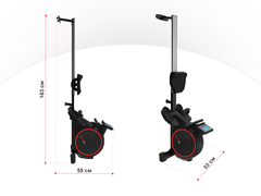 Гребной тренажер UNIX Fit Techno Rower 410E