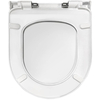 Berges 43358 Комплект : инсталляция АТОМ Line кнопка белая, унитаз EGO XL Rimless, сиденье тонкое дюропласт микролифт, быстросъёмное