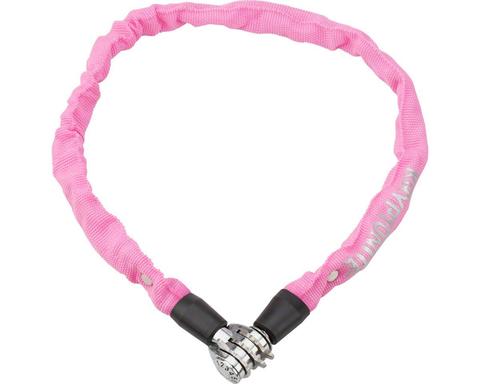 Картинка замок велосипедный Kryptonite cables keeper 465 combo chain 4x65см Pink - 2