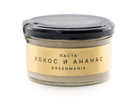 Паста с кокосом и ананасом GreenMania, 150г