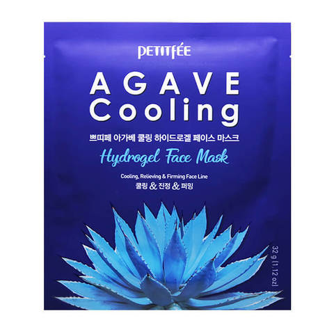 [PETITFEE] Маска д/лица гидрогел. c АГАВОЙ Agave Cooling Hydrogel Face Mask