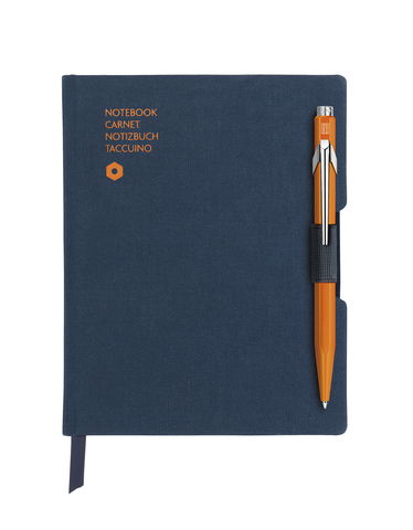 Записная книжка Caran d'Ache Office A6 Blue/Orange (8491.454)