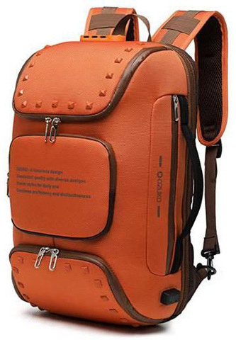 Картинка рюкзак городской Ozuko 9284 Orange - 2