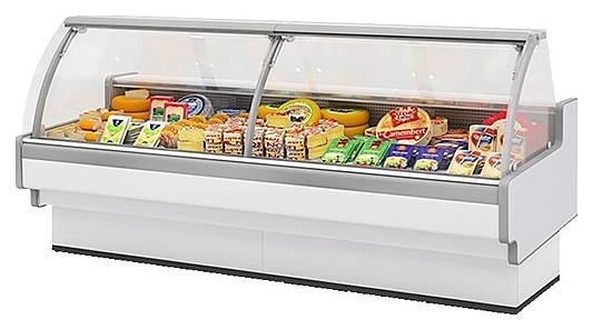 Витрина холодильная Brandford AURORA Slim 375 рыба на льду