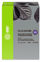 Картридж струйный Cactus CS-LC3237BK черный (65мл) для Brother HL-J6000DW/J6100DW