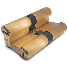 Механизм цилиндровый P100 (35X65) SВ 5 ключей (мат. золото)