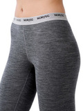 Терморейтузы из шерсти мериноса Norveg Soft Grey Melange женские