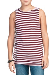 Краповая майка-тельняшка для мальчика - Магазин тельняшек.ру 8-800-700-93-18Детская майка-тельняшка спецназ (краповая полоса) в Магазине тельняшек