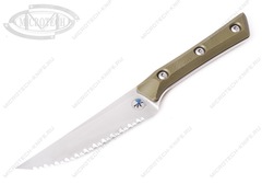 Нож Microtech Kitchen Steak OD Green Serrated 