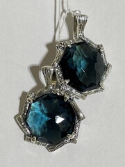 Виргиния (серьги из серебра)
