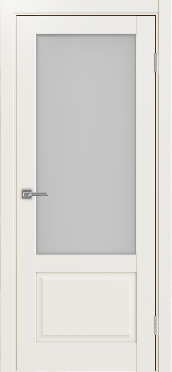 Дверь межкомнатная Оптима Порте Тоскана 640.21 ОФ3, цвет бежевый, экошпон, стекло мателюкс