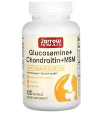 Jarrow Formulas Глюкозамин + хондроитин + МСМ, 120 капсул