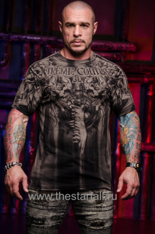 Xtreme Couture | Футболка мужская TRIBAL SOUL X1782 от Affliction перед