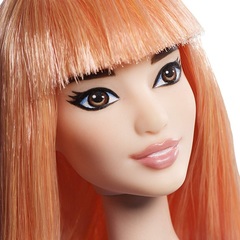 Барби Fashionistas 60 в Джинсовом Платье Пэчворк - ! КОРОБКА НЕ ИДЕАЛЬНАЯ !