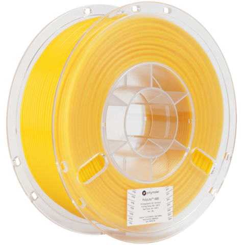 Пластик для 3D-принтера PolyMaker PolyLite ABS, 1.75 мм, 1 кг, Желтый