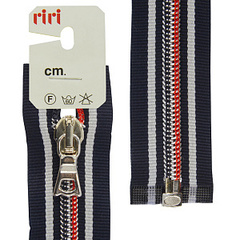 Молния Riri спираль на репсовой ленте 6 мм, цвет черный 88099