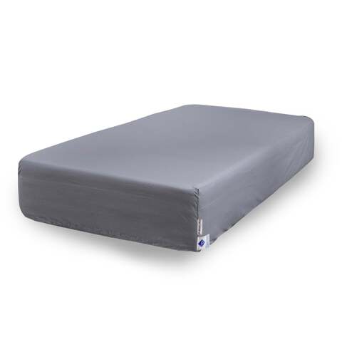 Наматрасник 160х200 Velvet серый