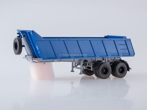 Semi Trailer Tipper MAZ-9506-20 blue AutoHistory 1:43