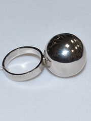 Шар 2,5  (кольцо из серебра)