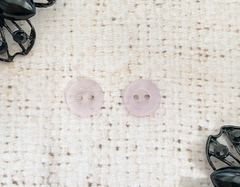 Пуговицы, 2 прокола, d 11 мм, светло-розовый