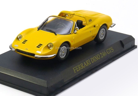 Ferrari 246 Dino GTS yellow 1:43 Eaglemoss Ferrari Collection #7