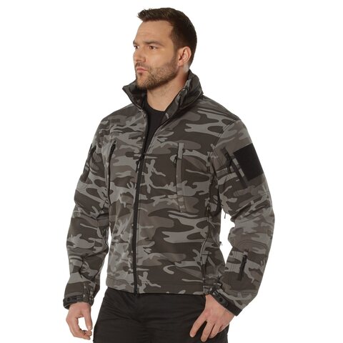 Camo softshell jacket sales