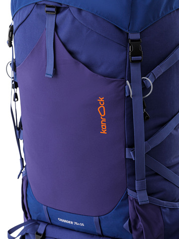 Картинка рюкзак туристический Kanrock Charger 75+15 Deep Blue/Blue - 21