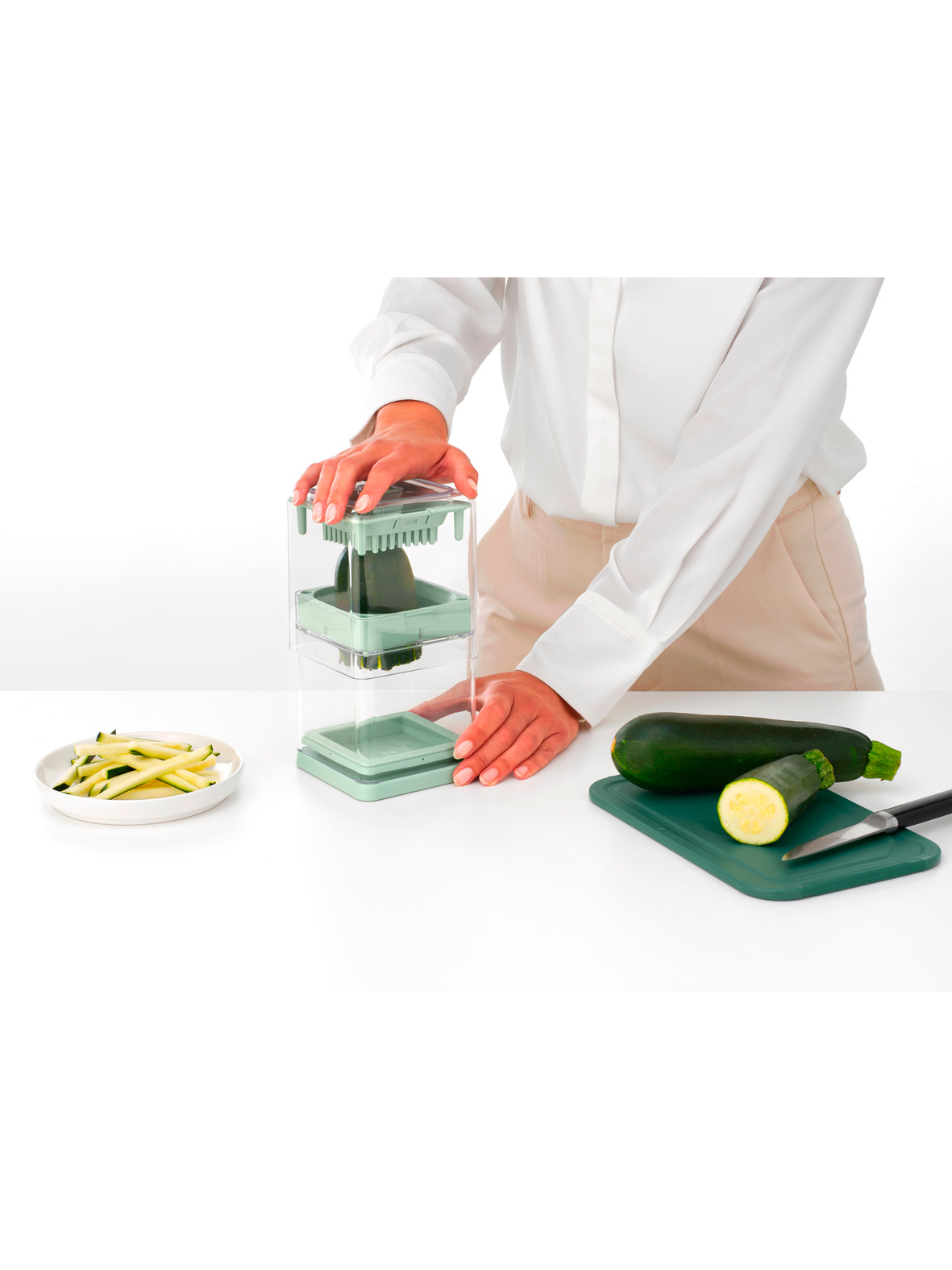 Овощерезка Tasty+, Мятно-голубой, арт. 145421 - фото 6