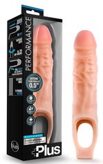 Телесный реалистичный фаллоудлинитель 9 Inch Silicone Cock Sheath Penis Extender - 22,86 см. - 