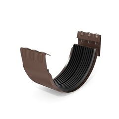 Соединитель желоба ф125 (RAL 8017-коричневый шоколад)