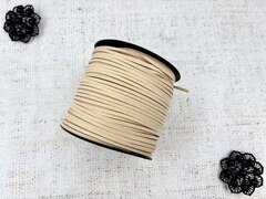 Шнур замшевый, ш. 3 мм, песочный