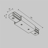 Комплектующие для систем освещения с токоведущими элементами Maytoni Accessories for tracks unity TRA001CB-11B