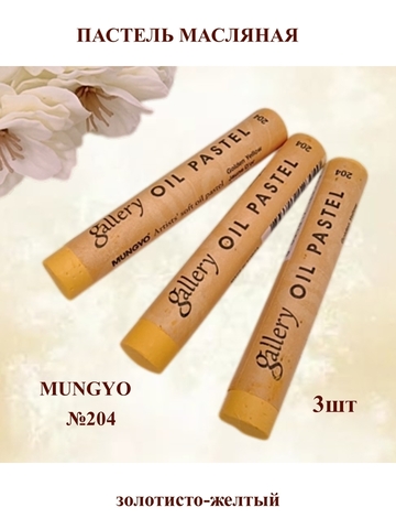 Пастель масляная MUNGYO №204 (3шт)