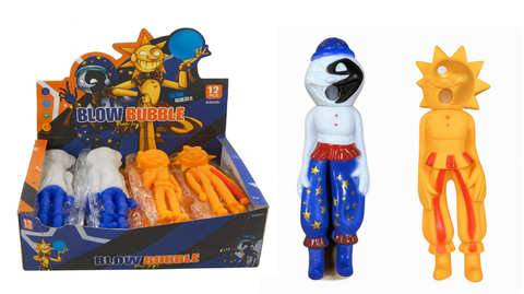 Антистресс Луна 17см, Свет + Пищалка, в уп 12шт. цена за шт.