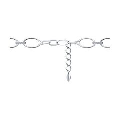 94-150-01271-2 - Браслет из серебра с керамическими вставками и фианитами