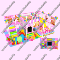 Детский игровой лабиринт "Важная гусеница"