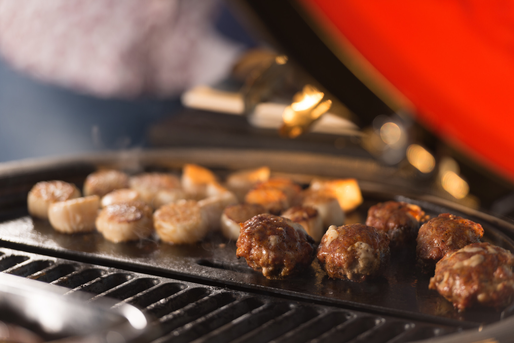 Сковорода двухсторонняя чугунная полукруглая (Big Joe)