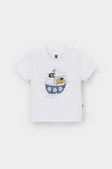 фуфайка  для мальчика  КР 302749/белый к564