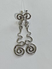 Моза  (серьги из серебра)