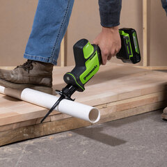 Сабельная пила Greenworks GPT-CRS-25 24V (80 мм) аккумуляторная, без АКБ и ЗУ