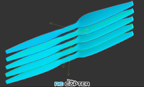 Пропеллер карбоновый VZ 40x16.1 T-Motor (пара)