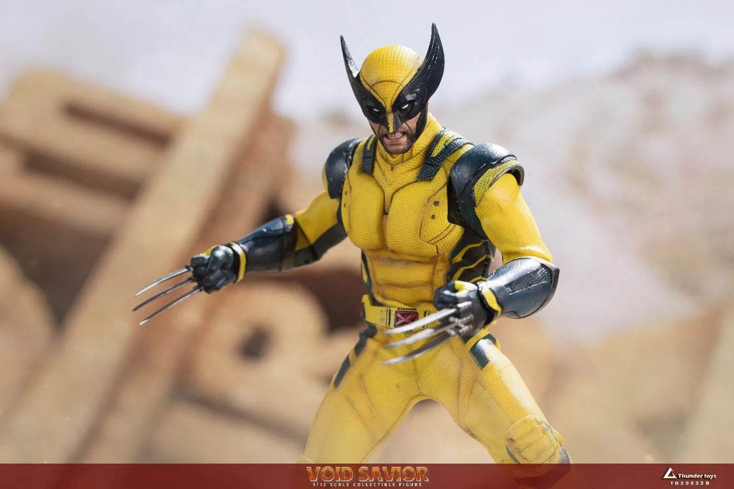 Фигурки Дэдпул и Росомаха из фильма Deadpool & Wolverine 1/12