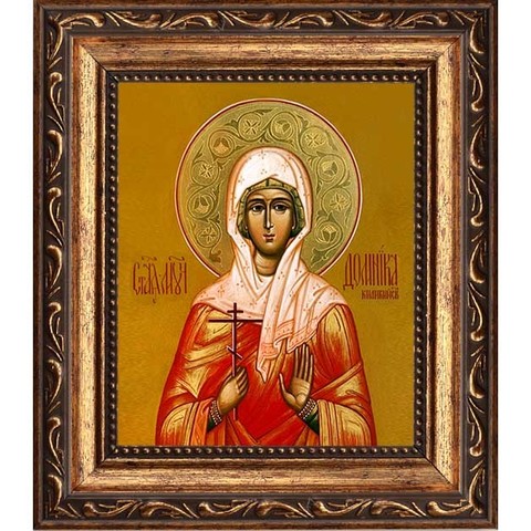 Домника (Домнина) Аназаровская (Киликийская) мученица. Икона на холсте.