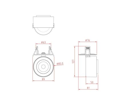 Потолочный светильник Technical Treo C063CL-L12W3K
