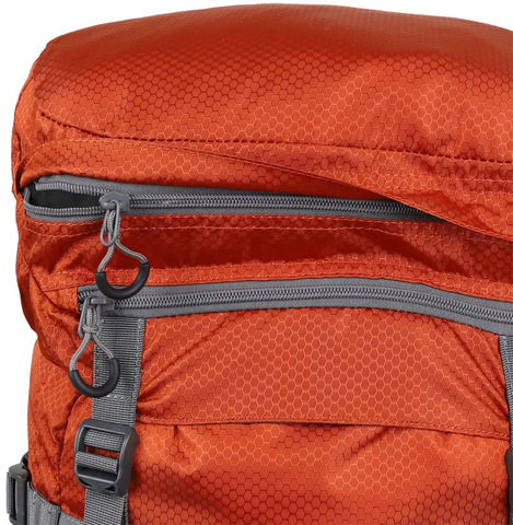 Картинка рюкзак туристический Сплав frontier 85 оранжевый - 7