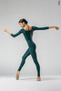 2 Sleeves unitard | bottle_green