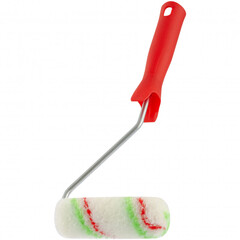 80584 Мини-валик в сборе "Эмали",110мм, ворс 12мм, D 16мм, D ручки 6мм, полиамид, полиакрил Сибртех