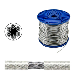 Трос для растяжки в оплетке ПВХ М4/5